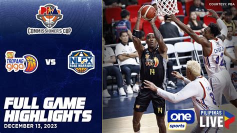 Tnt Vs Nlex Highlights Pba Season Commissioners Cup Dec