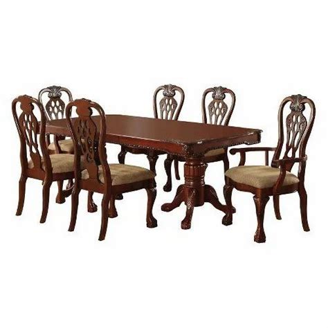 Brown Wooden Carved Dining Table Set At Rs 65000 Set In Ernakulam ID