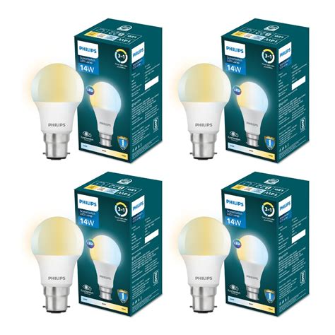 Buy Philips 14 Watt Led Bulb 3 Colours In 1 Led Bulb Scene Switch Bulb For Home And Decoration