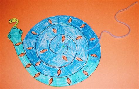 Hanging Spiral Snake Craft | Preschool Crafts for Kids