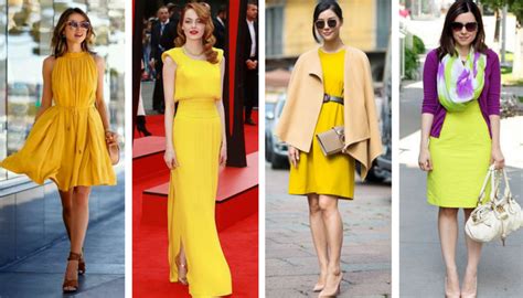 Sintetiza más de 53 imágenes sobre vestido amarillo uñas de que color