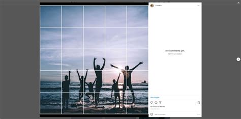 How To Create A X Instagram Grid Post Split Your Images Into