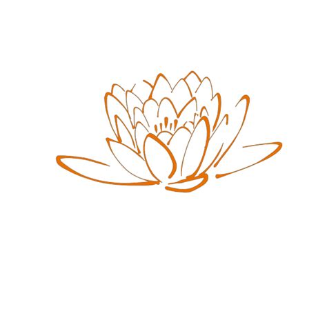 Orange Lotus Png Svg Clip Art For Web Download Clip Art Png Icon Arts