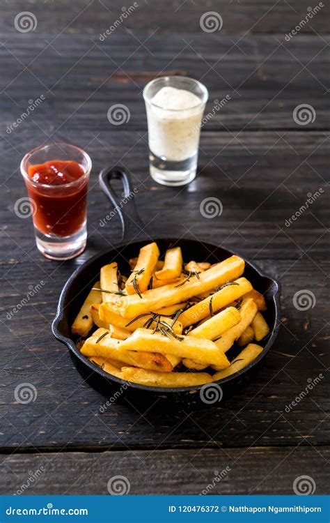 French fries with sauce stock photo. Image of fresh - 120476372