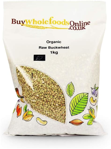 Buy Whole Foods Online Organic Buckwheat Raw 1 Kg Amazon Co Uk Grocery