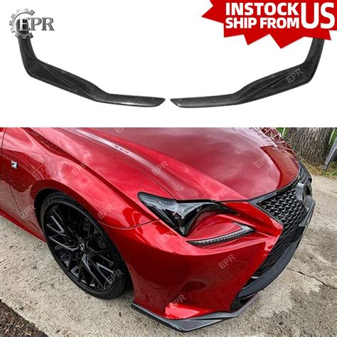 Carbon Fiber Front Lip Rc200t Rc350 2015 2016 2pc F Sport Aliexpress