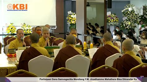 Puja Tradisi Untuk Bhante Jinadhammo Lamrimnesia