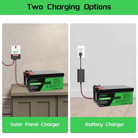 LiFePO4 Batterie 12V 100Ah 200Ah 300Ah Mit 7A Ladegerät 100 Kapazität