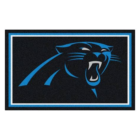 FANMATS Carolina Panthers 4 Ft X 6 Ft Area Rug 6565 The Home Depot