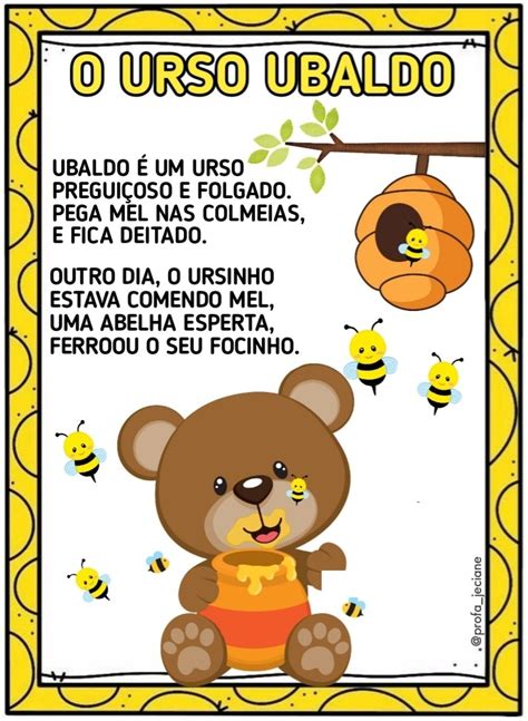 O Urso Ubaldo Em Historinhas Urso