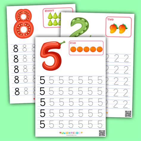 Printable Number Tracing Worksheets Pdf For Kindergarten