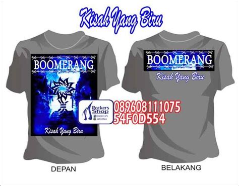 Jual Kaos Boomerang Kisah Yang Biru Warn Abu Boomers Abu Abu Boomerang