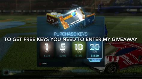 How To Get Free Keys On Rocket League Youtube