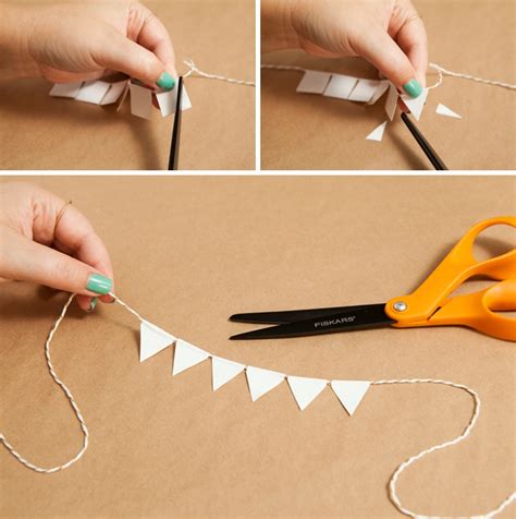 Diy Cake Topper Con Banderines