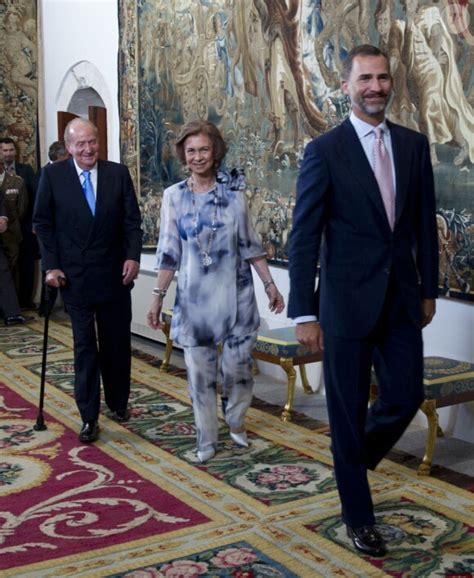 Photo Le Roi Juan Carlos Ier Et La Reine Sofia D Espagne Pr C D S