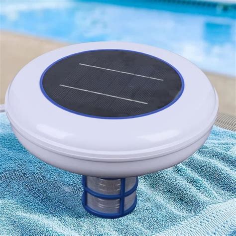 Nettoyeur De Piscine Solaire Purificateur D Eau Ioniseur Ions Cuivre