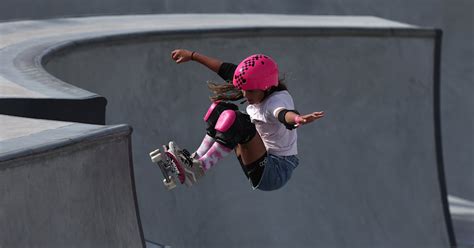 Year Old Australian Arisa Trew Becomes First Female Skateboarder To