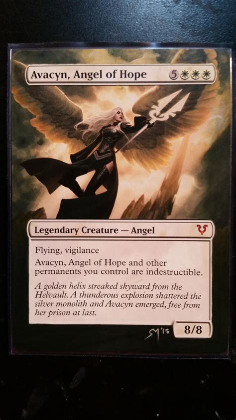 MTG Altered Avacyn Angel Of Hope By Arvcis On DeviantArt