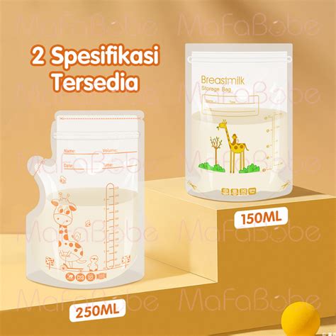 Jual Mafababe Kantong Asi Breast Milk Plastik Asi Double Lock Asi