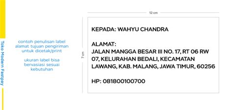 Cara Penulisan Alamat Paket Yang Benar Sesuai Format Kbbi Apa Aja Ada