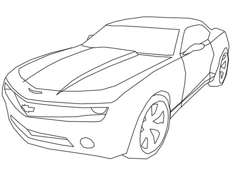 Sketch 68 Chevrolet Camaro Coloring Pages