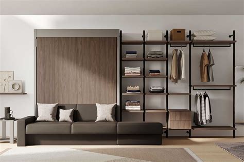 King Size Murphy Bed With Sofa IM22 02 CLEVER