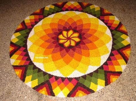 20+ Onam Pookalam & Rangoli Design Ideas With Flowers