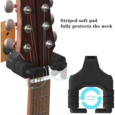 AUPHY Support Mural Pour Guitare Avec Verrouillage Automatique Pour