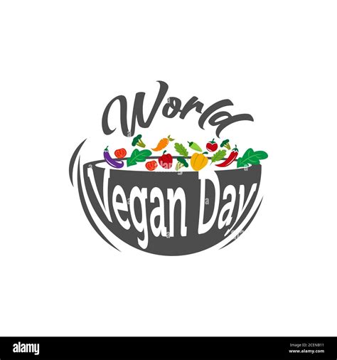 World Vegan Day Vector Illustration Suitable For Greeting Card Poster