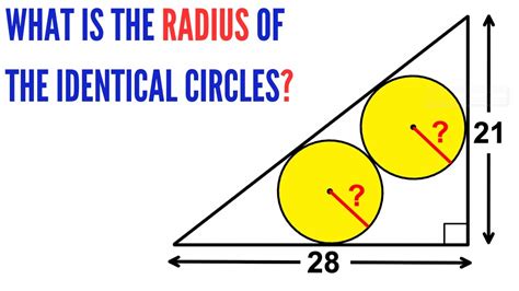 Japanese Sangaku Find The Radius Identical Circles In Right