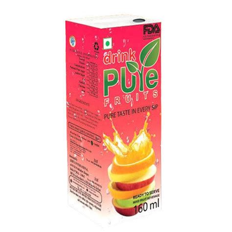 Mix Fruit Pulp Juice 160ml Alcohol Content Nil At Best Price In Delhi Shruti International