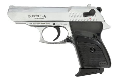 Pistolet A Blanc Ekol Lady Chrome Mm Pak Adl Armurerie