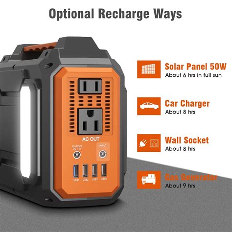 Buy Portable Power Station 300W ZeroKor Outdoor Generators 280Wh