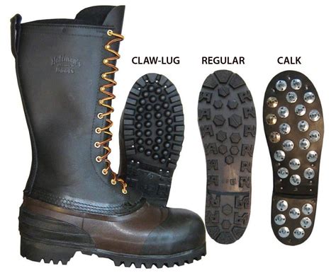 Felt Lined Logger Calk Boots Hoffman Boots For All Your Boot Needs