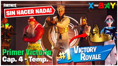 C Mo Ganar Una Partida De Fortnite Sin Hacer Nada Primer Victoria