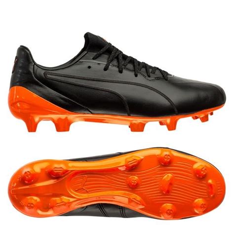 PUMA King Platinum FG/AG - PUMA Black/Shocking Orange | www.unisportstore.com