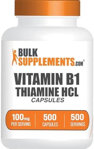 Amazon Nutricost Vitamin B1 Thiamine 500mg 120 Capsules