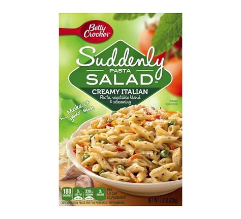 Betty Crocker Suddenly Pasta Salad Creamy Italian 12 Pack Grocery And Gourmet Food