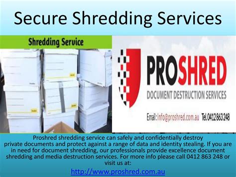 Secure Shredding Services Sydney By Proshred Issuu