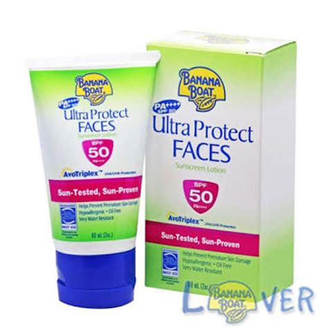 Jual Populer Banana Boat Ultra Protect Faces Sunscreen Lotion Spf Pa