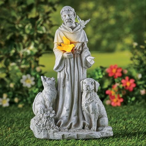 St Francis Garden Statue Dog | Fasci Garden