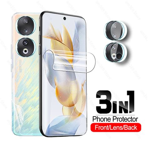 In Camera Glass Hydrogel Film For Honor Front Back Screen