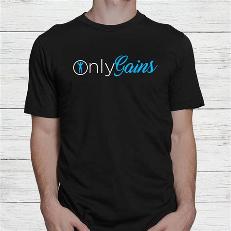 Only Gains Gym Parody Only Gainz Shirt Teeuni