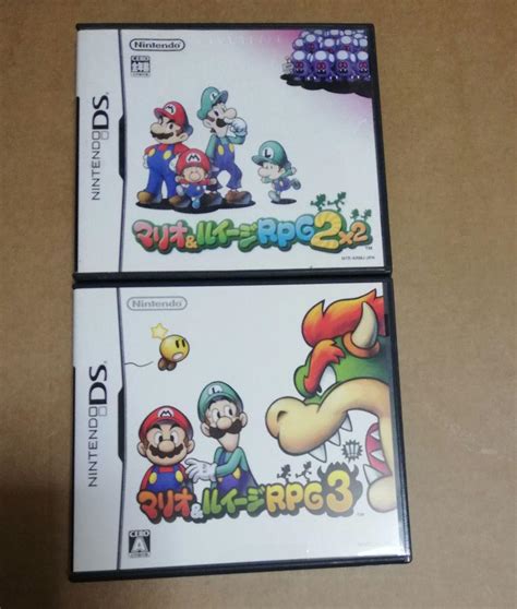 Ds マリオ＆ルイージrpg2 マリオ＆ルイージrpg3 2本セット メルカリ