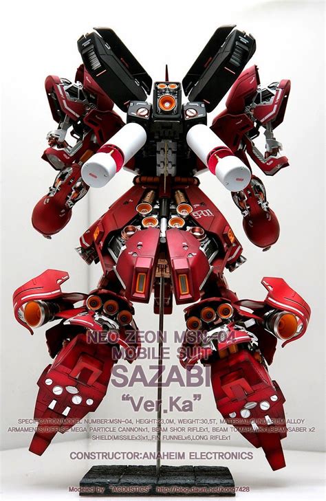 Mg Sazabi Ver Ka Open Hatch Ver Customized Build Modeled By