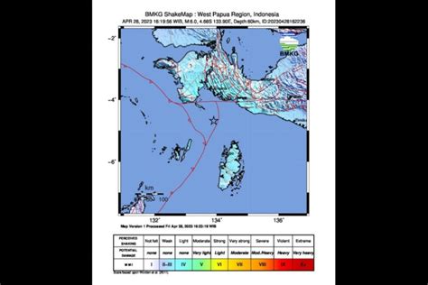 Aktivitas Sesar Terera Aiduna Picu Gempa M60 Di Wilayah Laut Banda