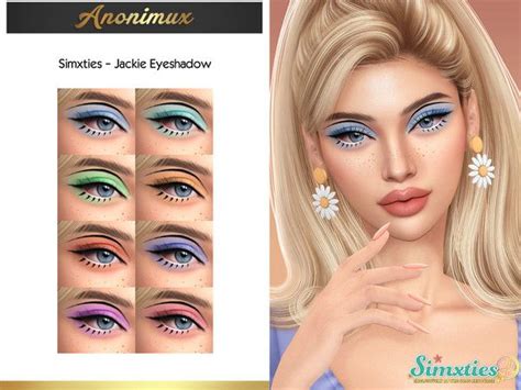 Anonimux Simmer S Simxties Jackie Eyeshadow Makeup Cc Sims Cc