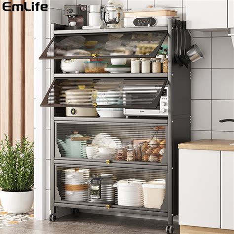 Jual Rak Kabinet Dapur Rak Lemari Dapur Oven Microwave Rak Penyimpanan