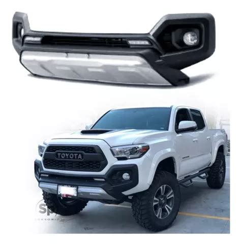 Centro De Burrera Bumper Defensa Toyota Tacoma 2016 19 C led Envío gratis