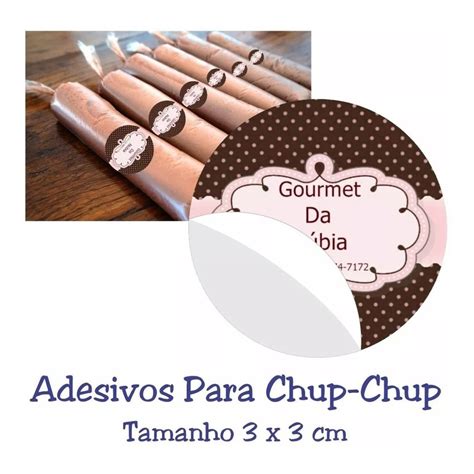 Adesivo Vinil Geladinho Chupchup Dindin Gourmet Unids Shopee Brasil